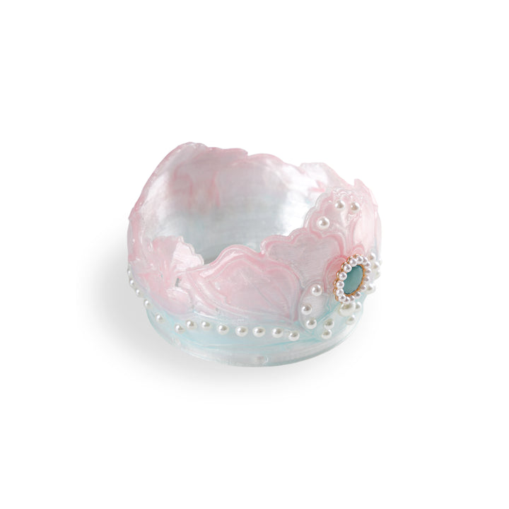 UV Dyed Hanfu Hair Crown 3D Printed